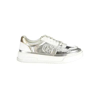 Cafènoir Cafenoir Argento Leather Women Women's Sneaker In Silver