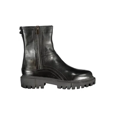 Cafènoir Cafenoir Black Leather Women Women's Boot