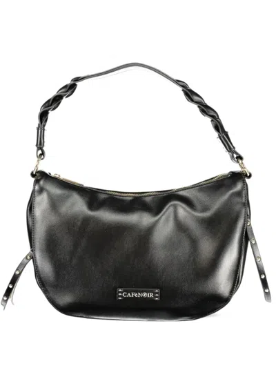 Cafènoir Braided-handle Shoulder Bag In Black