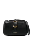 Cafènoir Buckle-fastening Shoulder Bag In Black