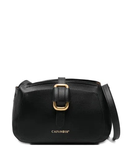 Cafènoir Buckle-fastening Shoulder Bag In Black