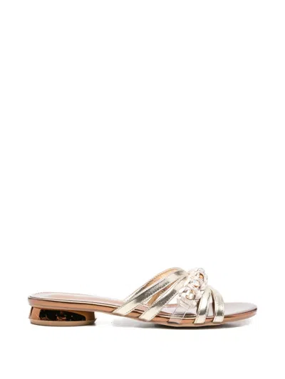 Cafènoir Crystal-embellished Flat Sandals In Multi