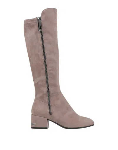 Cafènoir Knee Boots In Dove Grey