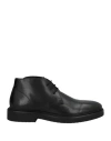 Cafènoir Man Ankle Boots Black Size 12 Soft Leather