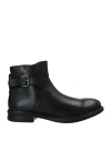 Cafènoir Man Ankle Boots Black Size 8 Leather