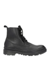 Cafènoir Man Ankle Boots Black Size 8 Leather
