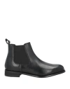 Cafènoir Man Ankle Boots Black Size 9 Leather In Black