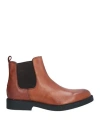 Cafènoir Man Ankle Boots Tan Size 9 Leather In Brown