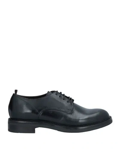 Cafènoir Man Lace-up Shoes Black Size 7 Leather