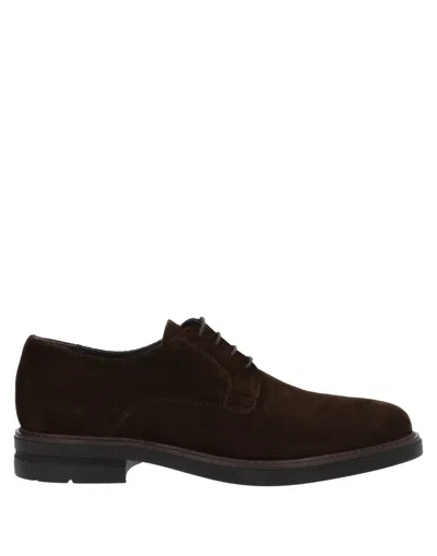 Cafènoir Lace-up Shoes In Dark Brown