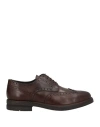 Cafènoir Man Lace-up Shoes Dark Brown Size 8 Soft Leather In Brown