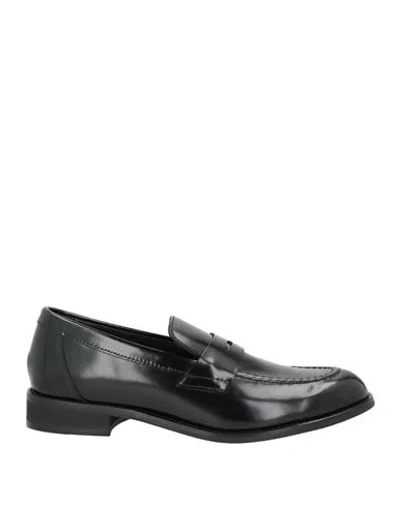 Cafènoir Man Loafers Black Size 8 Leather
