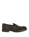 Cafènoir Man Loafers Dark Green Size 8 Leather In Green