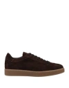 Cafènoir Man Sneakers Dark Brown Size 7 Leather