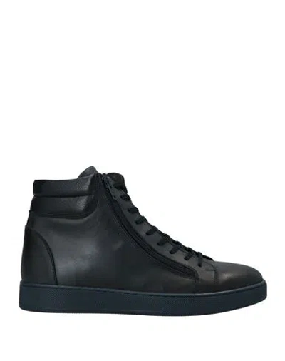 Cafènoir Man Sneakers Midnight Blue Size 7 Soft Leather