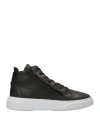 Cafènoir Man Sneakers Military Green Size 8 Soft Leather