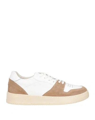 Cafènoir Man Sneakers White Size 8 Leather