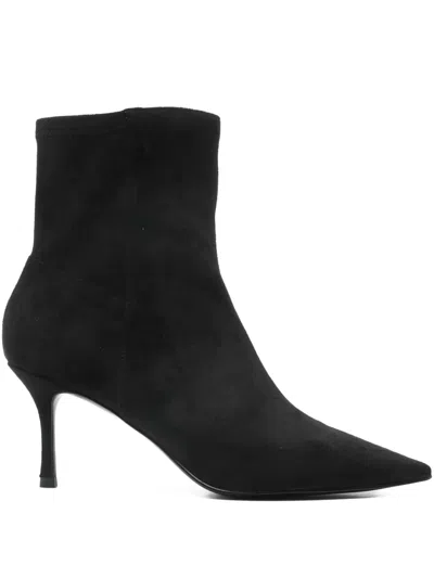 Cafènoir Pointed-toe Boots In Black