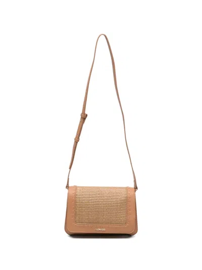 Cafènoir Raffia-effect Shoulder Bag In Pattern