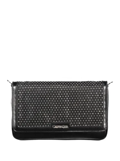 Cafènoir Rhinestone-embellished Chain-link Crossbody Bag In Black