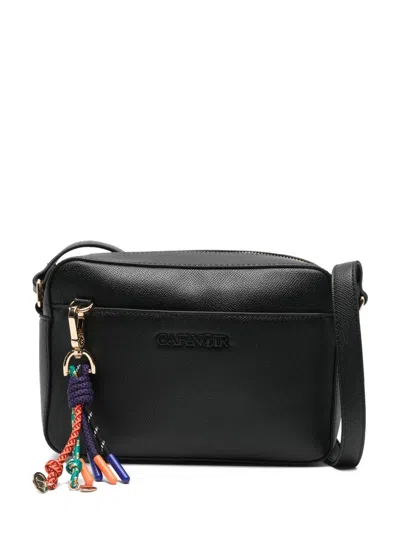 Cafènoir Tassel-detail Shoulder Bag In Black