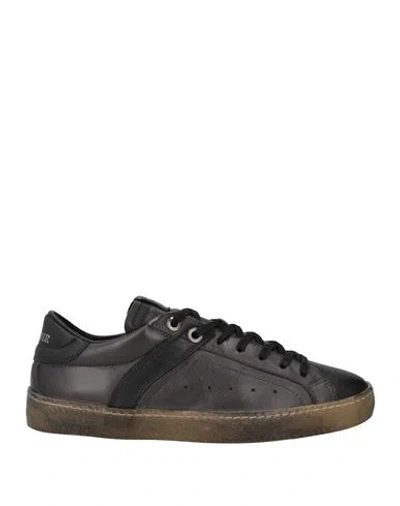 Cafènoir Vintage Edition Woman Sneakers Charcoal Size 10 Leather