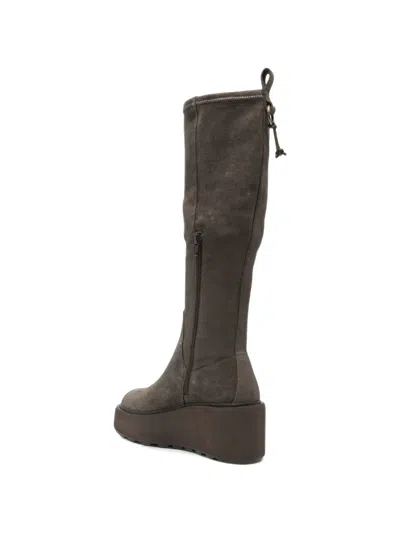 Cafènoir Wedge-heel Boots In Multi