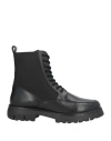 Cafènoir Woman Ankle Boots Black Size 11 Leather In Black