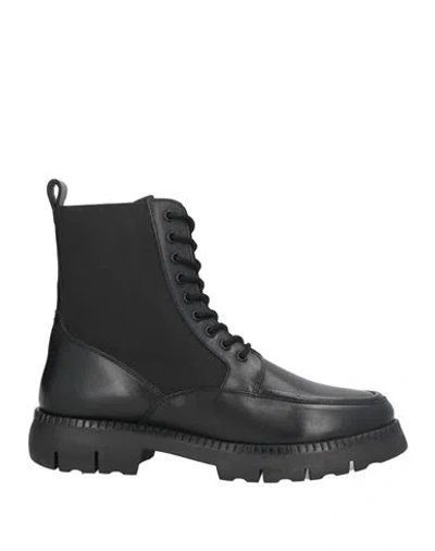Cafènoir Woman Ankle Boots Black Size 11 Leather