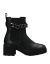 Cafènoir Woman Ankle Boots Black Size 8 Soft Leather In Black