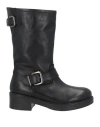 Cafènoir Woman Ankle Boots Black Size 6 Soft Leather In Black