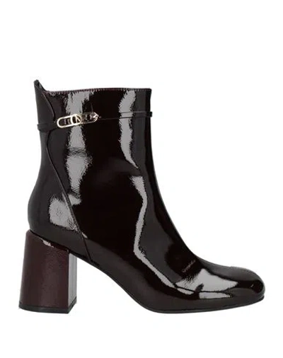 Cafènoir Woman Ankle Boots Black Size 7 Leather