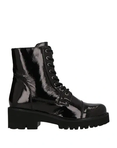Cafènoir Woman Ankle Boots Black Size 8 Leather