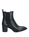 Cafènoir Woman Ankle Boots Black Size 11 Leather