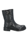Cafènoir Woman Ankle Boots Black Size 9 Soft Leather