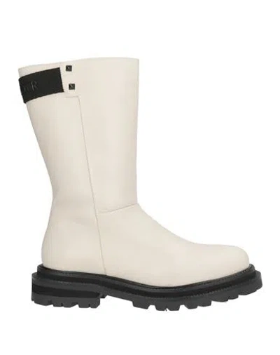 Cafènoir Woman Ankle Boots Off White Size 5 Leather