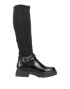 Cafènoir Woman Boot Black Size 10 Textile Fibers, Synthetisches Material In Black