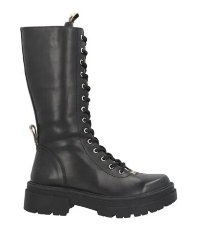 Cafènoir Woman Boot Black Size 5 Leather