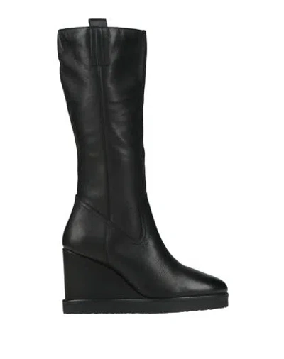 Cafènoir Woman Boot Black Size 7 Leather