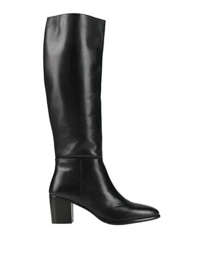 Cafènoir Woman Boot Black Size 8 Leather