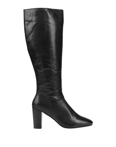 Cafènoir Woman Boot Black Size 8 Leather