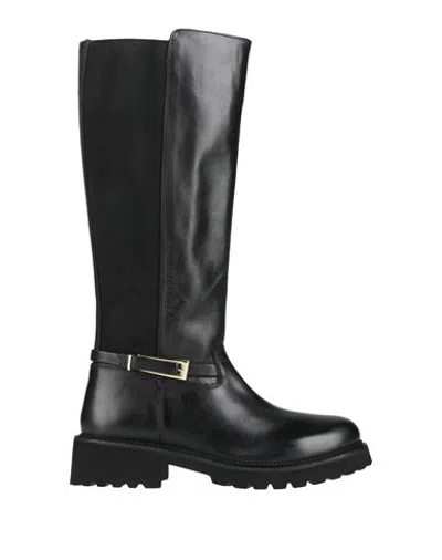 Cafènoir Woman Boot Black Size 9 Leather