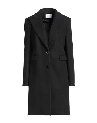 Cafènoir Woman Coat Black Size 6 Polyester