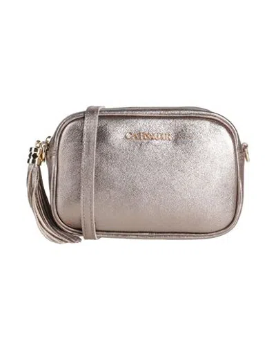 Cafènoir Woman Cross-body Bag Bronze Size - Leather In Yellow