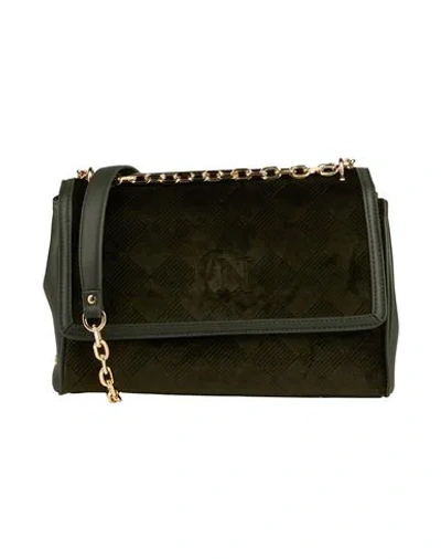 Cafènoir Woman Cross-body Bag Military Green Size - Textile Fibers