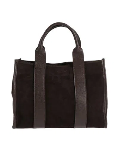 Cafènoir Woman Handbag Dark Brown Size - Leather
