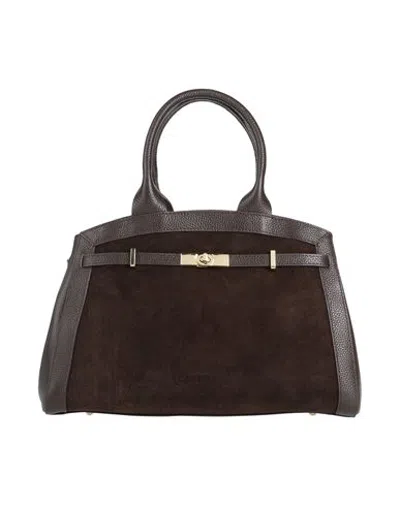Cafènoir Woman Handbag Dark Brown Size - Leather