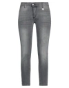 Cafènoir Woman Jeans Grey Size 26 Cotton, Elastane