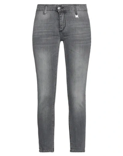 Cafènoir Woman Jeans Grey Size 26 Cotton, Elastane