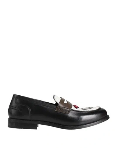 Cafènoir Woman Loafers Black Size 6 Leather